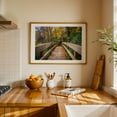 thumbnail image 2 of Crossing Tanawha - North Carolina Photography Oak Framed Wall Art Print 12 x 18 inches, 2 of 6