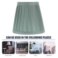 thumbnail image 2 of HINTRMENT Lampshades for Table Lamps Green Cloth Light Accessory 1Pcs, 2 of 4