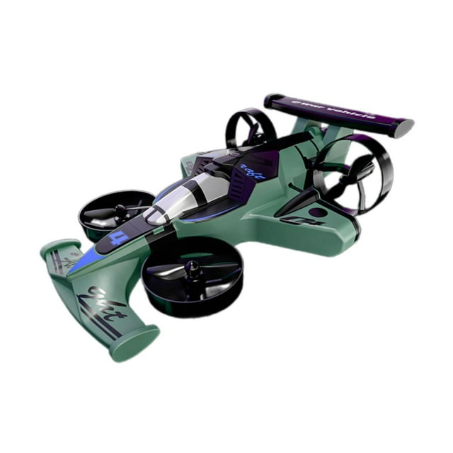Mini dron 2 en 1, avión de control remoto profesional para niños y niñas Verde