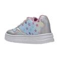 thumbnail image 4 of Tenis Niña Manchitas Casual Ajustable plateado 15, 4 of 5