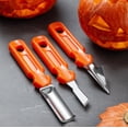 thumbnail image 5 of Kit de tallado de calabaza, herramientas, kit de decoración de calabaza de Halloween, cuchillo para esculpir de acero inoxidable para Halloween, 7 piezas, 5 of 5