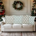 thumbnail image 4 of Merry Christmas Trees Grey Blue Snowflake Throw Pillow Covers Winter Xmas Square Decorative Pillow Cases Cushion Cover Outdoor Decorations Sofa Cotton Linen 20x20 Inch, 4 of 6