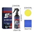 thumbnail image 3 of Multi-Functional Ceramic Car Coating Spray, 3-in-1 Waterless Wash and Polish, Protective Surface Renewal, for Automotive Detailing and Shine Maintenance, 3 of 9