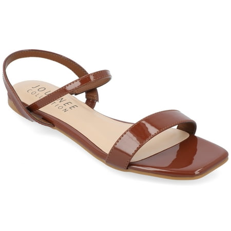 

Journee Collection Womens Karren Tru Comfort Foam Pull On Sling Back Flat Sandals