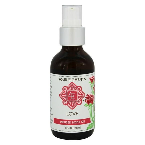 Four Elements Herbals - Infused Body Oil Love - 4 fl. oz.