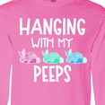 thumbnail image 4 of Inktastic Easter Hanging with My Peeps Pastel Bunnies Long Sleeve T-Shirt, 4 of 5