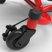 EzyRoller: Spinner - Bravo Red - Ride-On Scooter, Cambering Motion, 360 Degree Turns, Pedal Free Cart, Extendable Frame, 154lb Cap, Kids-Teens Ages 4+