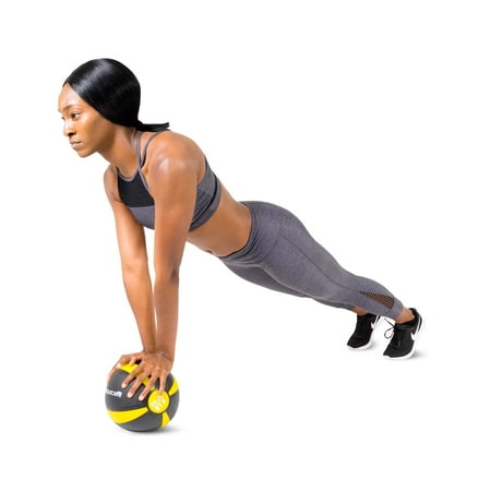 ProsourceFit Rubber Medicine Ball, 6 lb