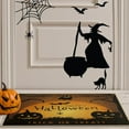 thumbnail image 2 of Halloween Door Mat, Autumn Welcome Mat, Bat Spider Moon Doormats Front Door Mat Outdoor Indoor Entrance Rug Floor Mat Non Slip Absorbent Resist Dirt Carpet for Entryway 17x30Inch, 2 of 6