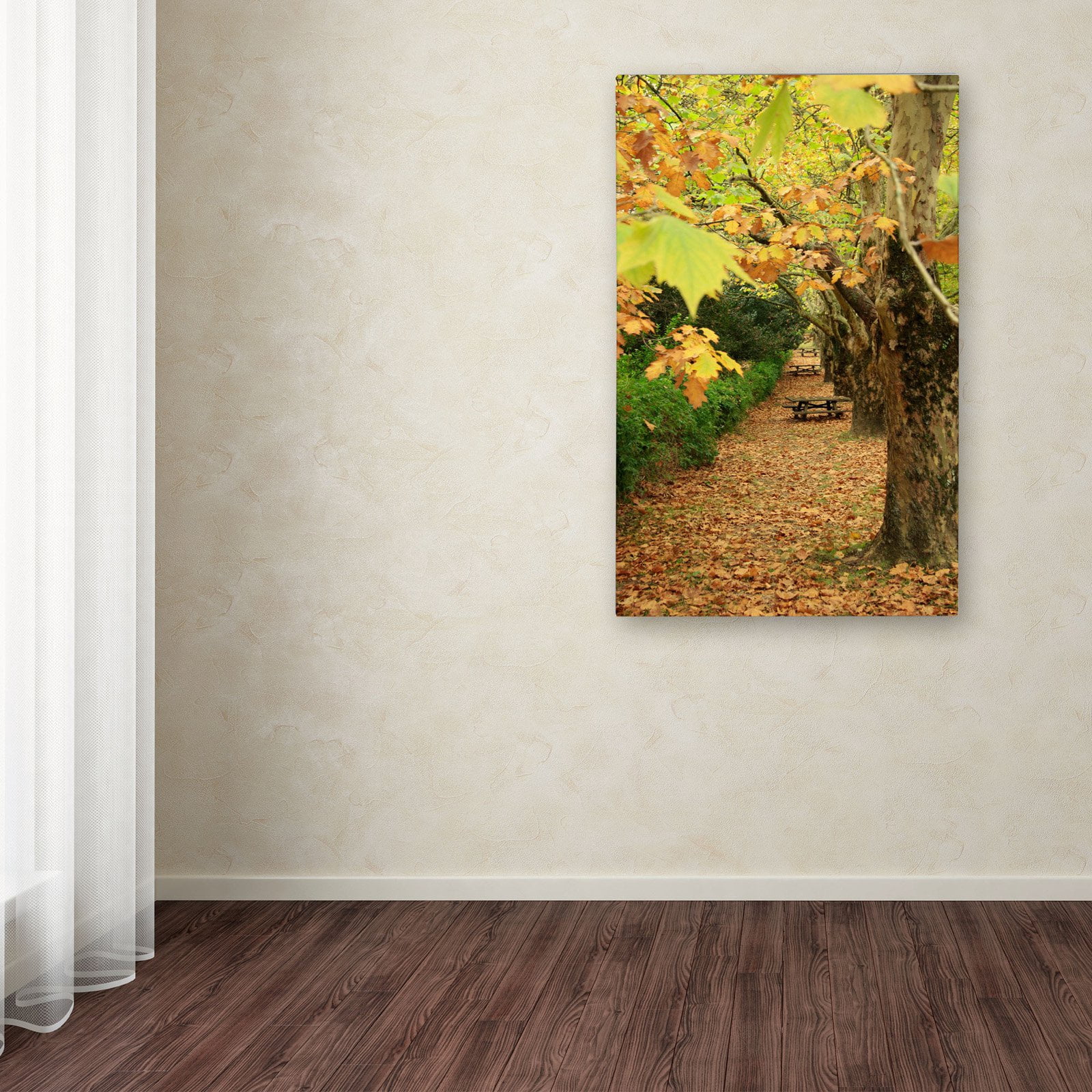Trademark Fine Art "Autumn Conversations" Canvas Art by Beata Czyzowska Young