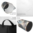 thumbnail image 2 of Balery Cool Cloud White Dragon Cesta de ropa redonda con asas, impermeable, independiente, para ropa, juguetes, dormitorio y familia-Small, 2 of 6