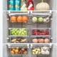 thumbnail image 1 of Caja de almacenamiento grande con asa, ideal para guardar cosas en la cocina, en el armario de la cocina o como caja de refrigerador, 4 piezas, transparente, 1 of 5