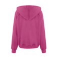 thumbnail image 4 of BDPORKAS Oversized Hoodies for Women Half Zip Fleece Sweatshirt Pullover Jacket with Thumb Holes, 4 of 7