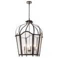 thumbnail image 2 of Meyda 211361 32 in. Citadel 6 Light Pendant - Gold & Clear, 2 of 7