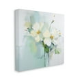 thumbnail image 4 of Stupell Industries Abstract White Flowers Abstract Painting Gallery Wrapped Canvas Art Print Wall Art, 24 x 24, 4 of 8