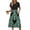 Blue Floral Black, variant on Zeagoo Floral Casual Dresses Modest Tshirt Dress Aline Midi Dress Floral Boho Sundress with Pockets Cotton Ladies Summer Dress Travel Dress Holiday Dresses