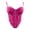 #0041-Hot Pink, variant on Women's Sequin Bustier Crop Top Mesh Corset Top Push up Rhinestone Diamond Bra Club Party Vest Detachable Straps Gift