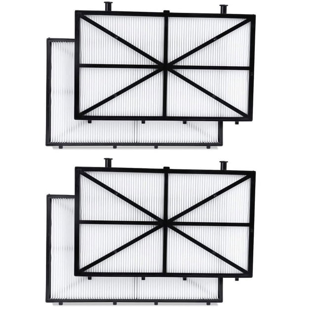 Paneles de filtro de cartucho ultrafinos, compatibles con limpiador robótico de piscinas, limpieza y reemplazo de piezas de pantalla de filtro (4 paquetes)
