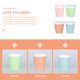 thumbnail image 3 of vasos para helado con tapa, recipientes para yogur, vasos para sopa y tarros de crema vacíos de 200 ml., 3 of 5