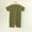 Army Green, variant on Baby Boy Short Sleeve Bodysuit 0-24M Summer Crewneck Stripe Infant Onesie Newborn Romper Boys Jumpsuit Dark Gray Size 3Months