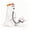 A, variant on Luckky 5 Inch Cute Ghost Figurine with Garland Flower,White Yellow Ghost Statue Tabletop Halloween Decoration for Indoor Home Shelf Display