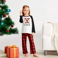 thumbnail image 4 of Cousin Crew Family Matching Christmas Pajamas with Festive Plaid Designs, Sizes NB to 6XL with Pet Outfit, 4 of 7