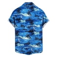 thumbnail image 7 of Ynynloco Men's Hawaiian Shirt Short Sleeve Loose Summer Beach Holiday Tropical Button Down Shirt, 7 of 7