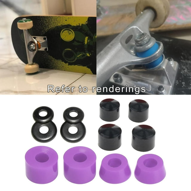 PU Shock Skateboard Bushing Replacement Support Washers Wear Resistant Nuts