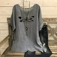 thumbnail image 2 of Summer Tops for Women 2025 Trendy, Womens Blouses Dressy Casual Plus Size Womens Sports Tops Loose Womens Summer Tops Casual Purple Solid Color Tshirts my orders, 2 of 5