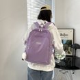 thumbnail image 5 of Bolsa De Hombro Bolso de pecho para mujer, correa ajustable para el hombro, monedero para niñas de color sólido (púrpura) Sywqhk Para Estrenar, 5 of 5