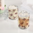 thumbnail image 5 of Spring Tiny Flowers Beige Background Translucent Plastic Cans Storage Canisters with Lid Set of 4, 5 of 7