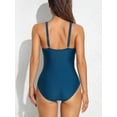 thumbnail image 6 of BeautyIn Women's One Piece Swimsuit High Neck Tummy Control Monokini Bathing Suits, 6 of 6