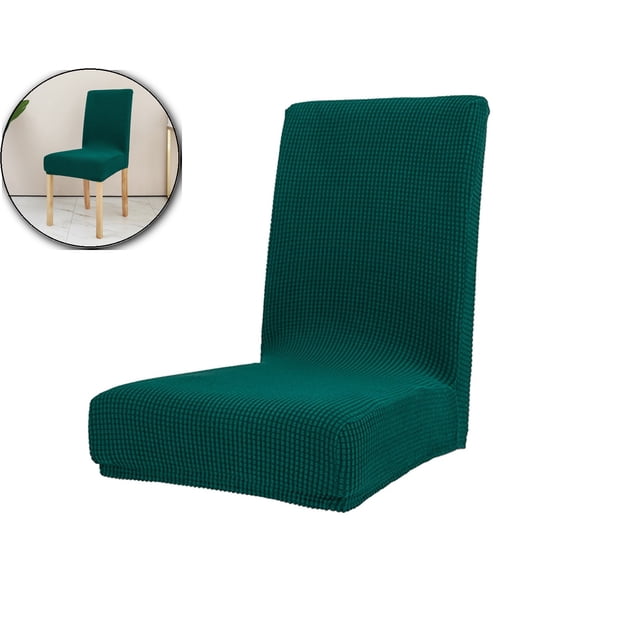 Chair Cover, Dining Room Chair Cover, Stretch Removable Washable Dining Chair Seat Cover for Home, Kitchen & Banquet(Green)