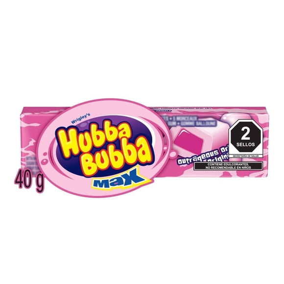 Goma de mascar Wrigleys Hubba Bubba max original 40 g