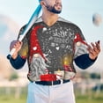 thumbnail image 6 of Daiia Traditional Scandinavian Dwarf Mens Baseball Jersey Button Down Shirts Short Sleeve Sports Uniforms-3X-Large, 6 of 9
