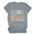 thumbnail image 2 of Leesechin Women's Summer Graphic Letter Print Tee Short Sleeve Round Neck T Shirt Tops Gray, 2 of 6