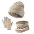 thumbnail image 2 of Baby Winter Hat and Mitten Set Kids Hat Gloves Set, Winter Toddler Hat and Glove, Warm Knitted Beanie Cap Weather Accessories Sets for Boys Girls, 2 of 3