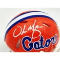 thumbnail image 2 of Urban Meyer Autographed Florida Gators Orange Speed Mini Helmet Beckett BAS Witness 230114, 2 of 2