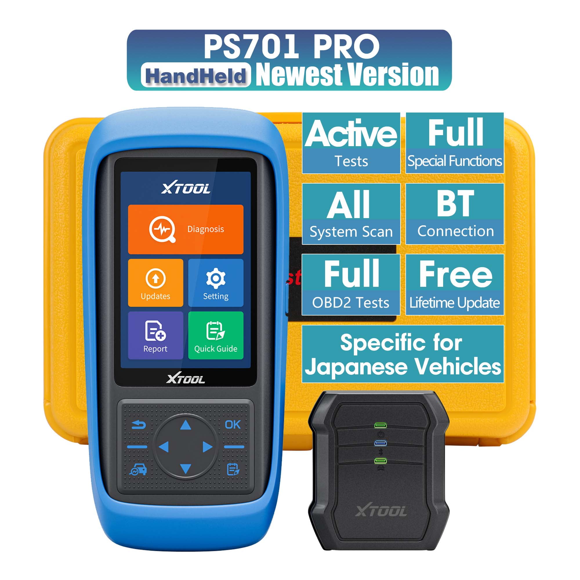 XTOOL PS701 Pro Automotive Diagnostic BiDirectional Scan Tool for