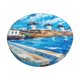 thumbnail image 1 of Balery Greek Island Windmills Painting Fundas de asiento para taburete de bar redondo de tela de terciopelo ajustables que protegen de arañazos y manchas para sillas de 14 a 17 pulgadas.-12 inch, 1 of 7