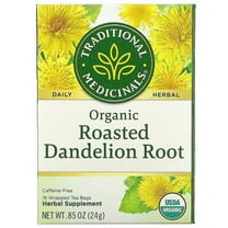 Traditional Medicinals Roasted Dandelion Root Herbal Tea Organic, 16 CT ...