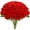 Red, variant on 12 Pcs Red Velvet Artificial Roses, Realistic Fake Silk Flowers with Stems for Wedding Centerpiece, Party Table Decor, Valentine's Day Home Decor