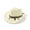 Light Yellow, variant on Womens Cowboy Hats Straw Wide with Shapeable Brim Cowgirl Cap Summer Foldable Breathable Travel Sun Hat White