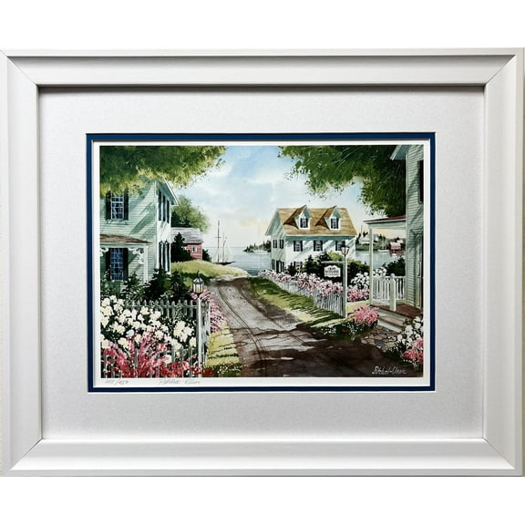 Denise Patchell-Olson "The 1834 House" CUSTOM FRAMED Signed #'d Lithograph Nature Generic