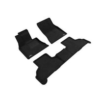 3D Maxpider 2014-2018 Fits BMW X5 F15 2015-2019 X6 F16 Elegant Woven Nylon Black 1st 2nd Row Floor Mat L1BM05504709