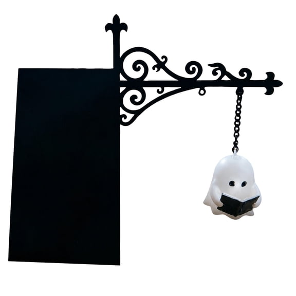 Ghost Lantern Bookshelf Decor, Halloween Vintage Reading LED Nightlight, Cute Ghost Shelf Lamp for Bookcase Library, Spooky Home Lighting for Bookish Lovers Gift