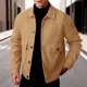 thumbnail image 5 of Ceisia Men's Turndown Collar Functional Pockets Solid Gift Color Jacket - 50%Wool-50%Polyester for Daily & Outdoor Wear, 5 of 9