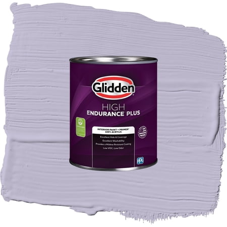 Glidden HEP Wild Lilac / Purple, Eggshell Interior Paint with Primer, 1 Quart
