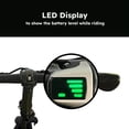 thumbnail image 6 of Dazone Electric Scooter Ebike, 450W 36V 12.5 Miles Long-range Battery Foldable Easy Carry Portable Design, Adult Electric Bicycle Scooter Up to 15.5 mph Commuter Scooter, 12 in Tires Off-Road, Yellow, 6 of 9