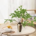 thumbnail image 3 of Artificial Maple Leaves Fake Fall Bundles Faux Wedding Home Kitchen Office DIY Hotel Table Decoration, 3 of 5